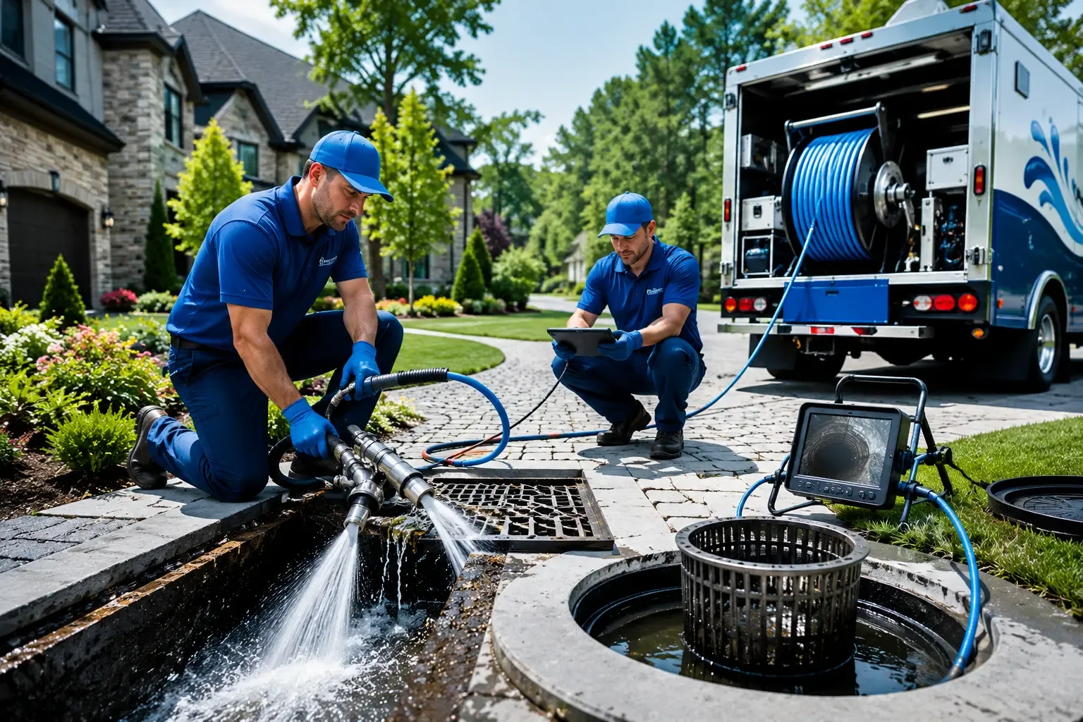 Local outdoor drain cleaning professionals in Canton, KS